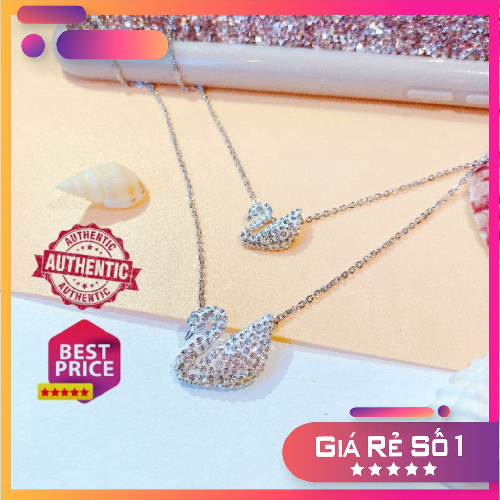 [Chính Hãng] Dây Chuyền Nữ Swarovski Iconic Swan Pendant, Multi-Colored, Rhodium Plated, SALE OFF