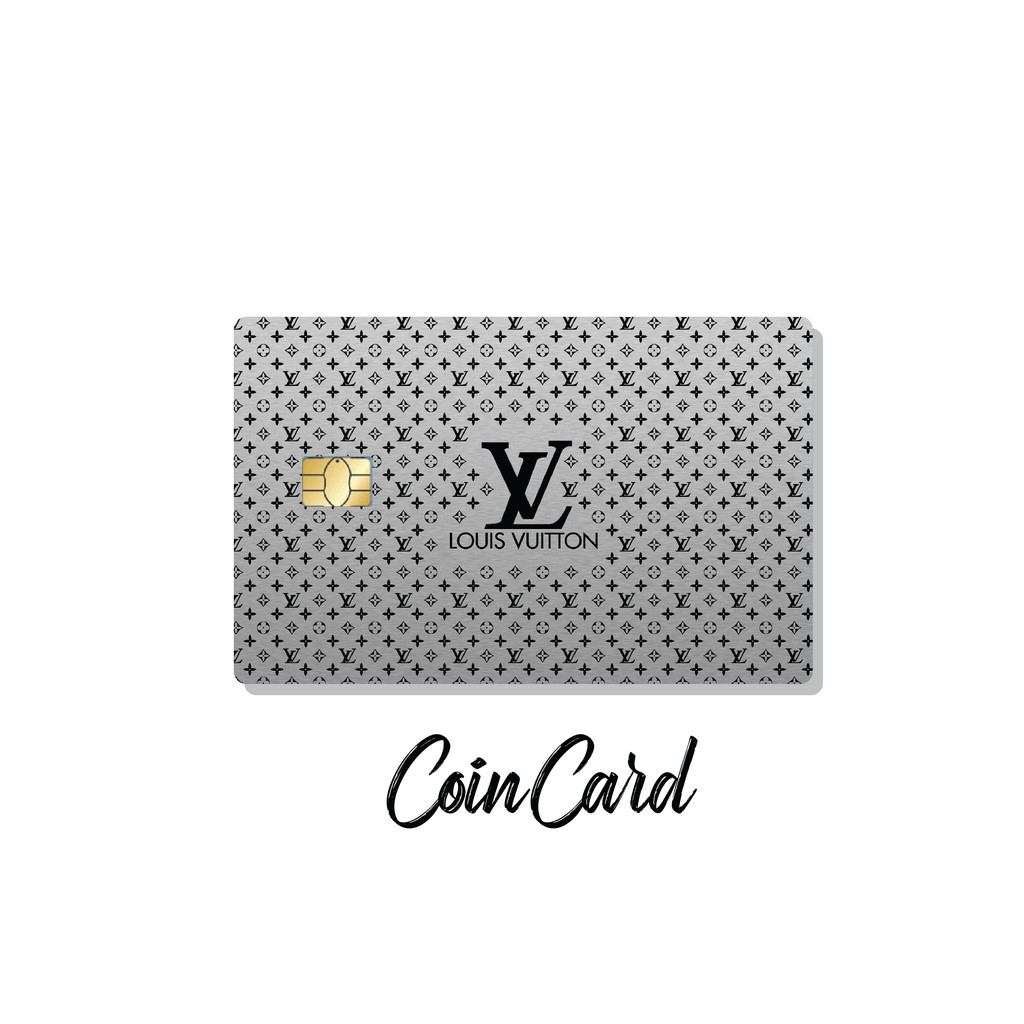 &quot; LV - DIor - DG - GUCCI &quot;  LUXURY BRAND (Sticker/Miếng dán Thẻ ATM, Tín dụng)  | Dán thẻ ATM CoinCard