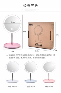 Gương trang điểm mini có đèn Led