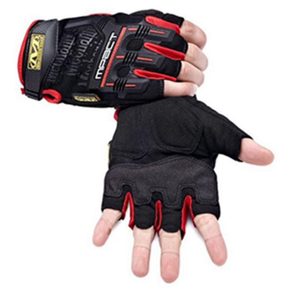 Găng Tay Bảo Hộ - Găng Tay Chạy Xe Máy, Tập Gym Mechanix Mpac cao cấp cụt ngón