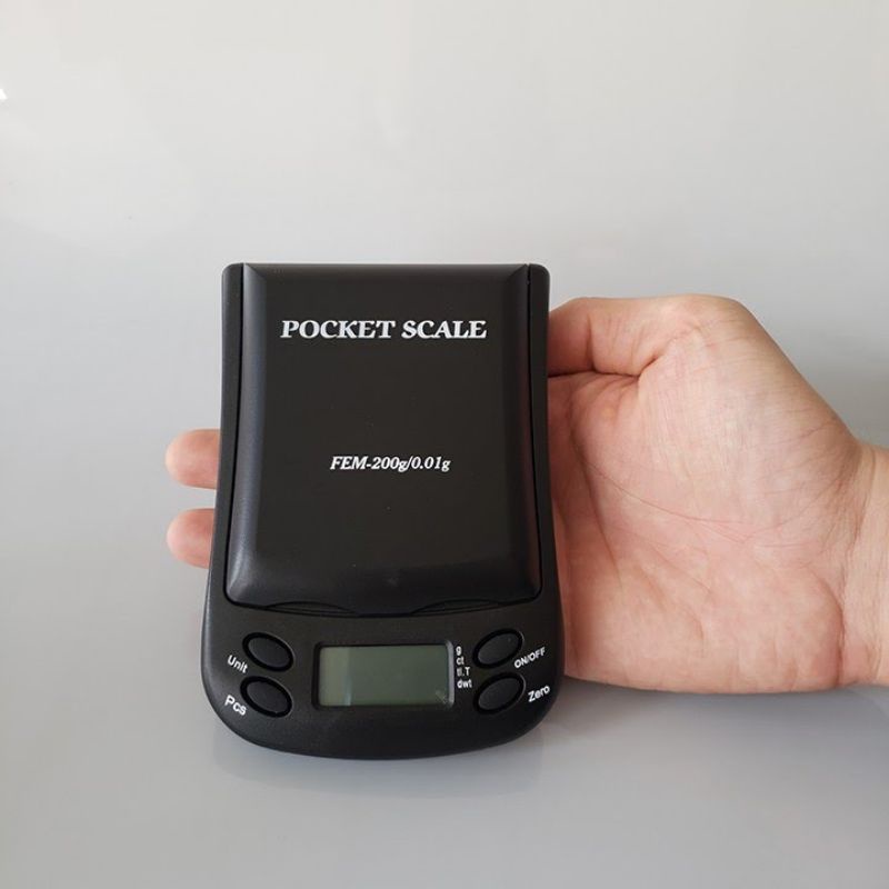 Cân điện tử mini cầm tay FEM dùng cho ngành vàng  cân fem series pocket scale