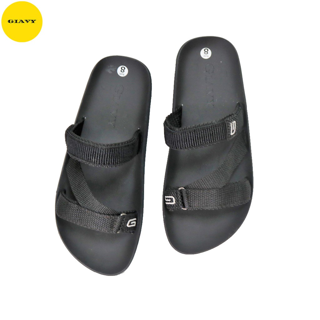 Dép nữ quai vải đế cao su DTK377 - GIAVY