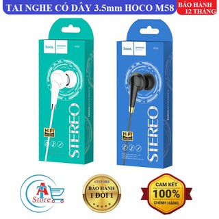 Tai nghe có dây 3.5mm hoco m58 amazing chính hãng - có mic