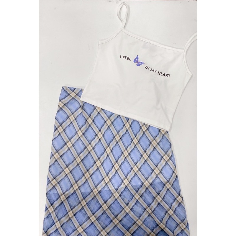 [Mã FASHIONMALLT4 giảm 15% đơn 150k] Chân váy kẻ caro Kaylee (dài/ngắn) SODA POP | BigBuy360 - bigbuy360.vn