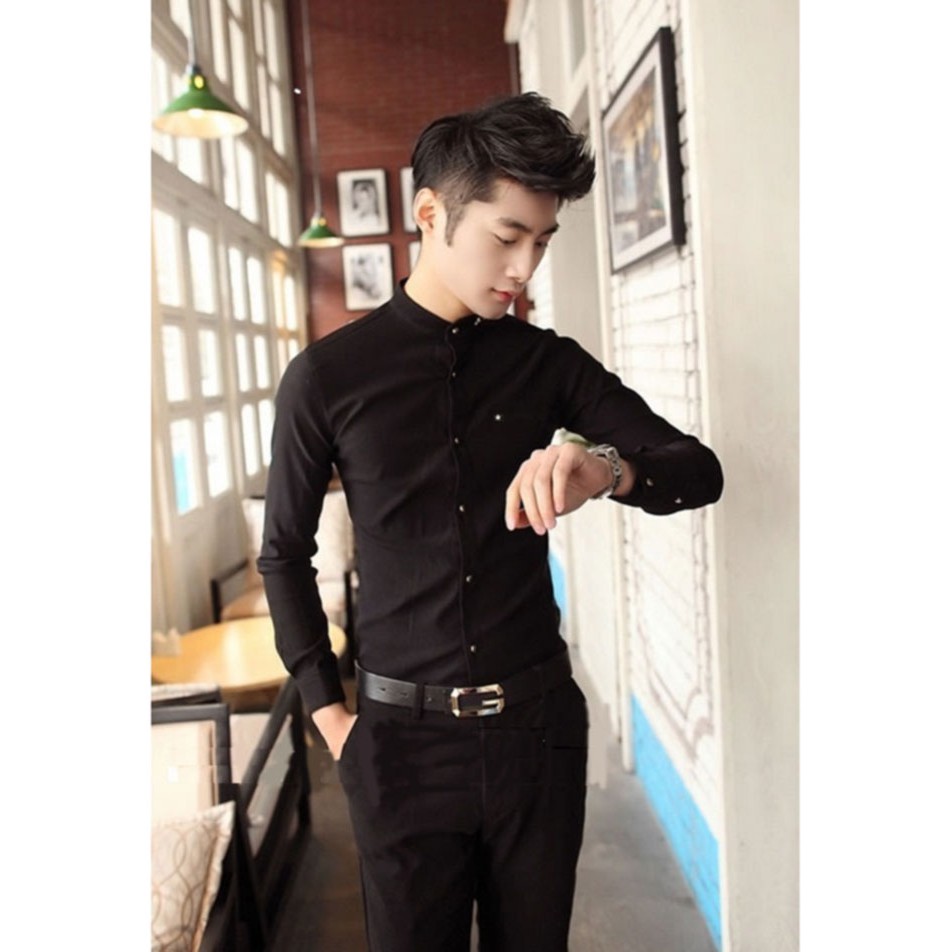Áo sơ mi nam vải lụa