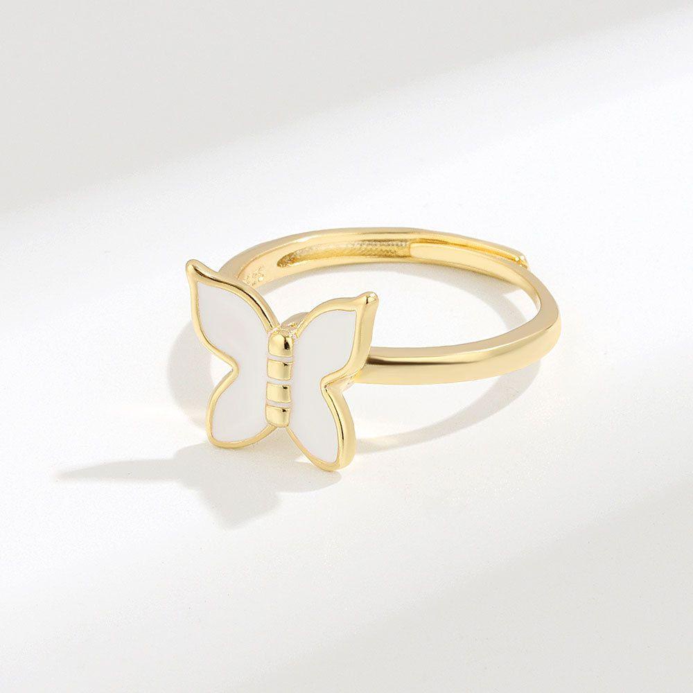 Nhẫn Giảm Căng Thẳng Tương Lai|Nhẫn Hình Bướm Có Thể Điều Chỉnh Kích Cỡ