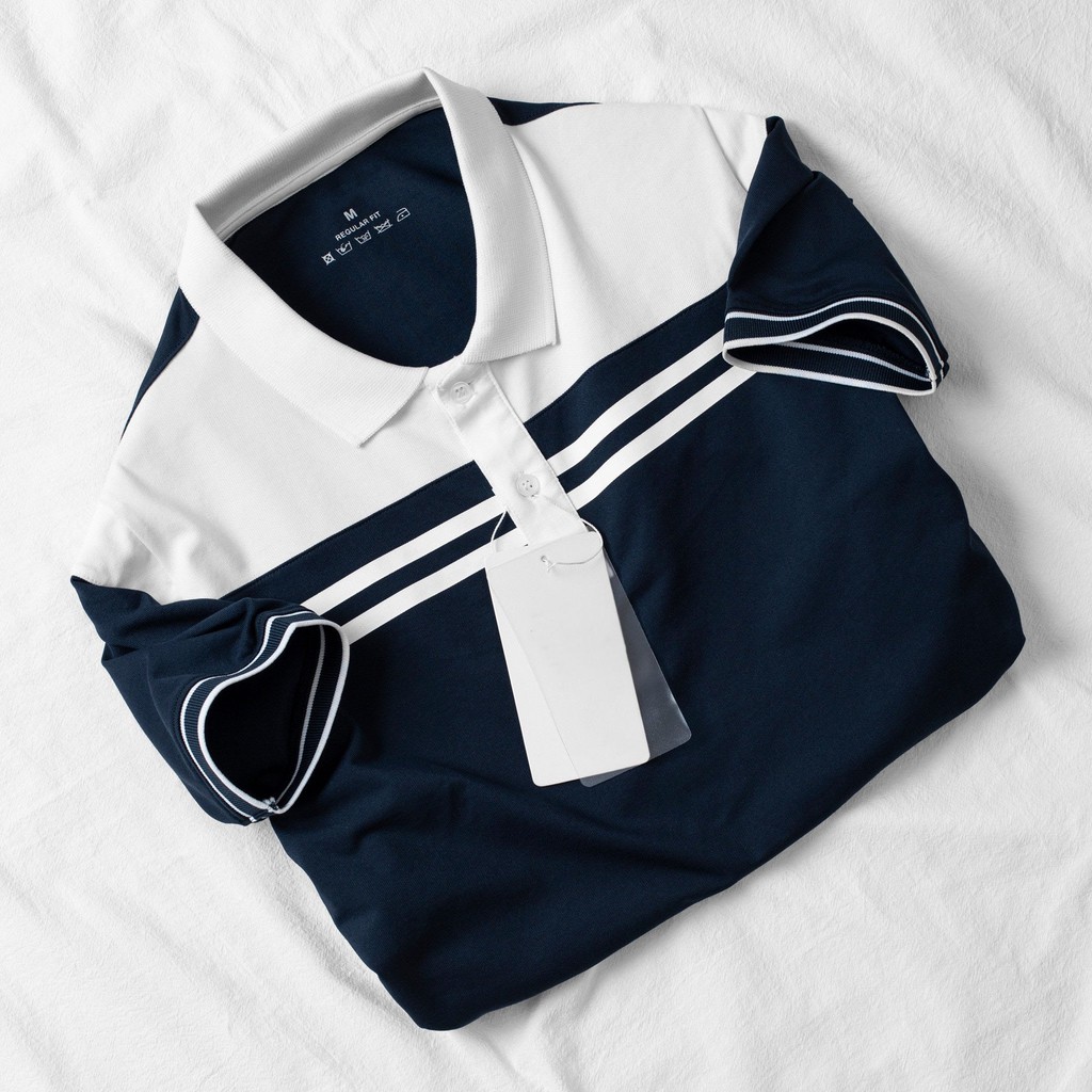 Áo thun nam có cổ tay ngắn, áo polo nam vải cotton from rộng 3 mẫu siêu hot | BigBuy360 - bigbuy360.vn