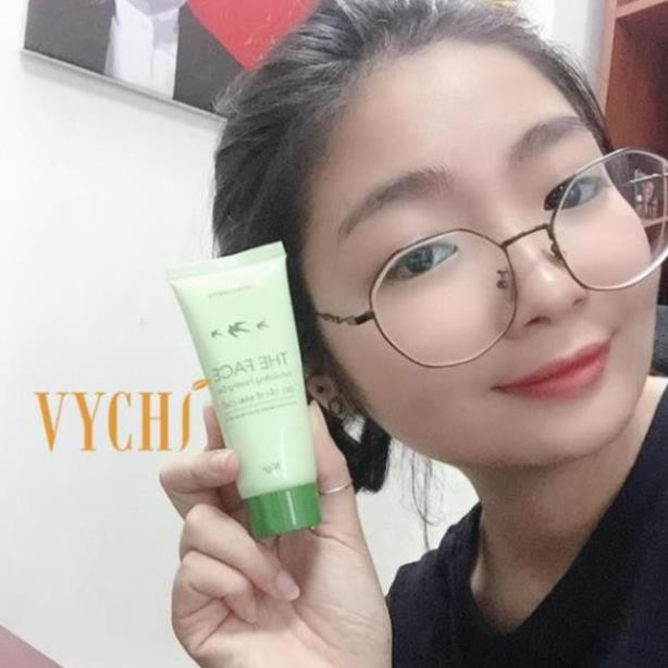 Bộ ba skincare THEFACE-VYCHI chai nhỏ 50ml làm sạch da mặt chỉ trong một combo