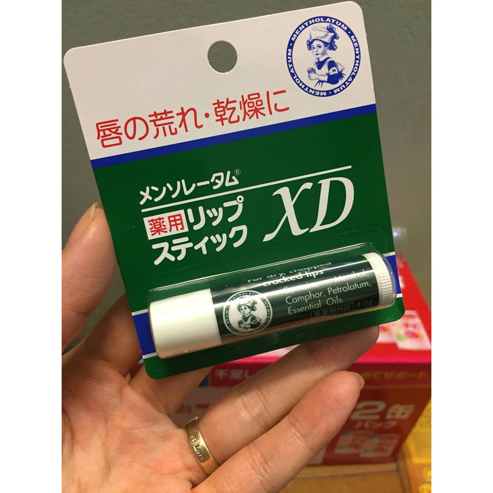 Son dưỡng ẩm không màu ROHTO Mentholatum Medicated LIP STICK