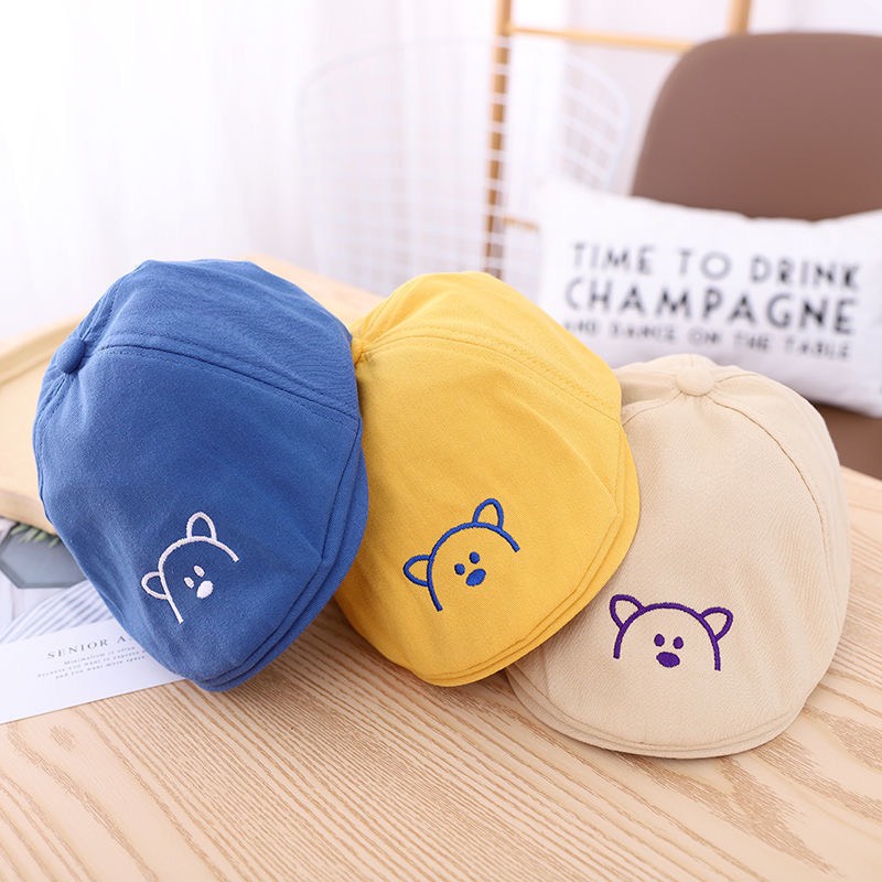 Nón vải beret / mỏ vịt Bigbaby siêu đáng yêu cho bé 6-24M