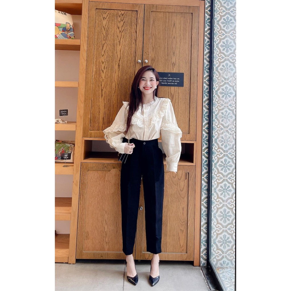 [ ĐỈNH CAO CÔNG PHU ] QUẦN TÂY NỮ LƯNG CAO HỌC SINH ĐI HỌC ĐEN LƯNG CAO, THỜI TRANG, CỰC MÁT MẺ MÙA HÈ, SIÊU ĐẲNG CẤP