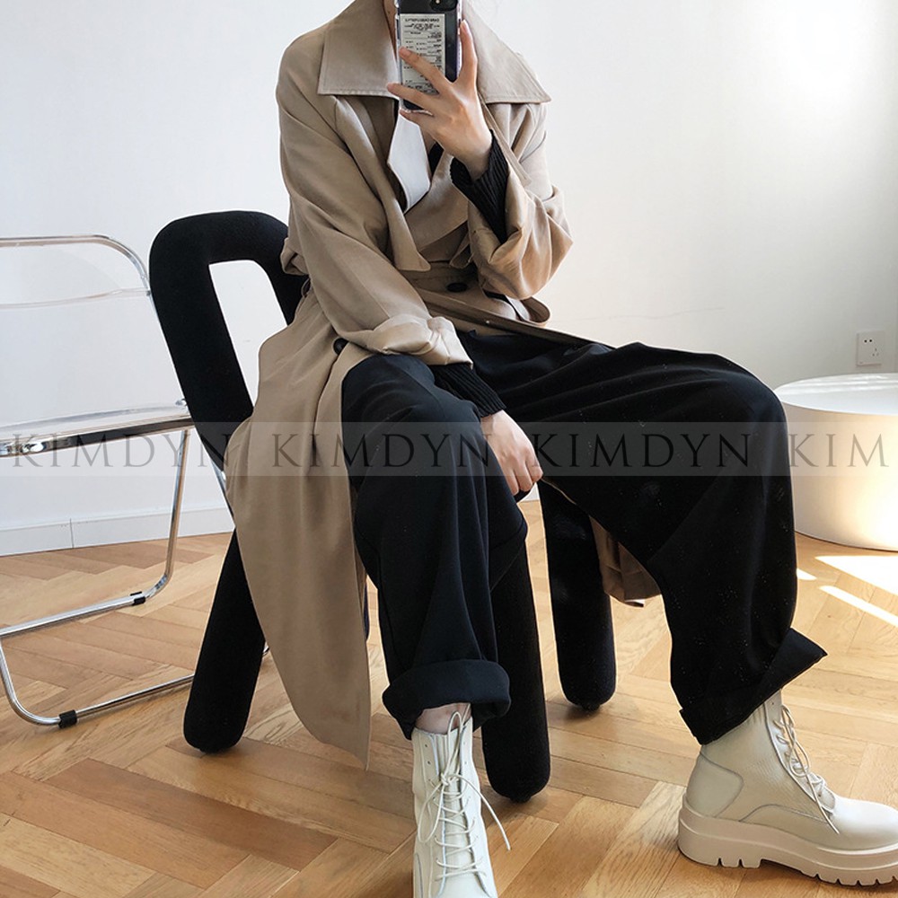 Áo măng tô nữ Áo khoác dáng dài phong cách Hàn Quốc KimDyn [KDBL09]