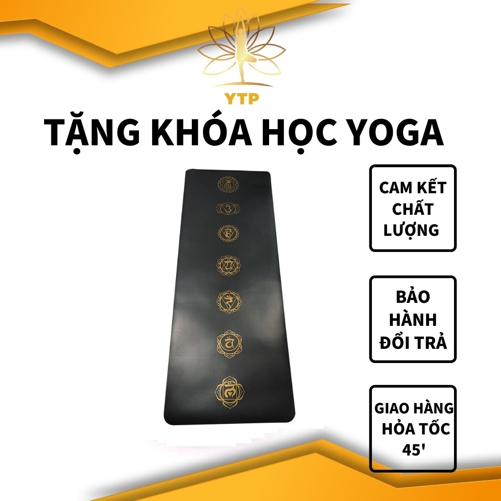 Thảm Tập Yoga NICEGOOD  Thảm PU Cao Su Non Cao Cấp  Chống Trượt 100% Bám Tốt Không Đau Gối Tập Gym GKK