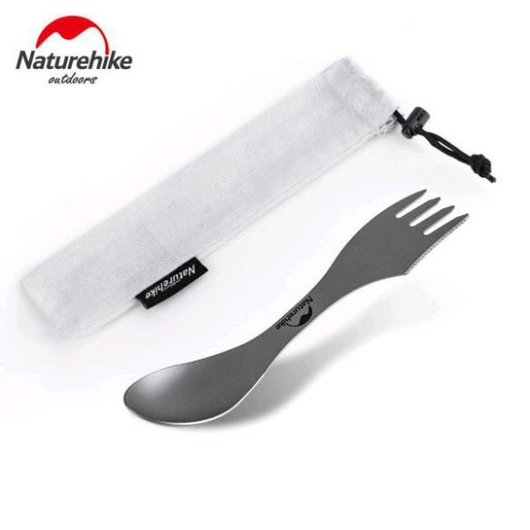 Thìa đa năng Titanium 3 trong 1 NatureHike NH19T012-D