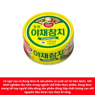 Cá Ngừ Dongwon Rau Củ