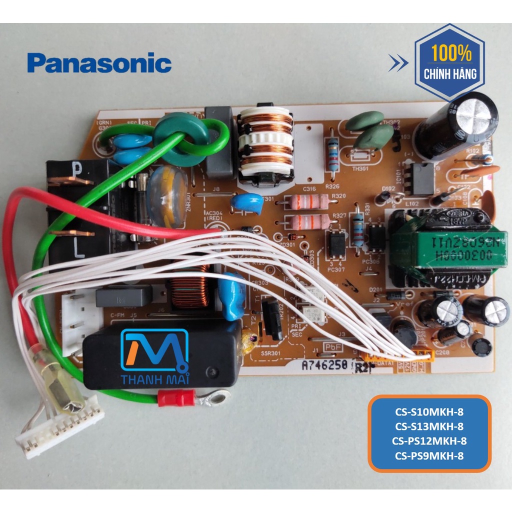 [Mã ELHA22 giảm 6% đơn 300K] Bo nguồn dàn trong máy lạnh Panasonic model CS-S10MKH-8