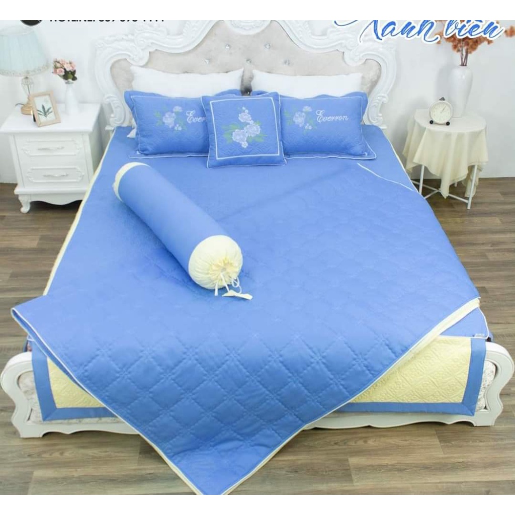 Vỏ gối đầu Cotton satin trần bông nhiều màu - 45cm x 65cm