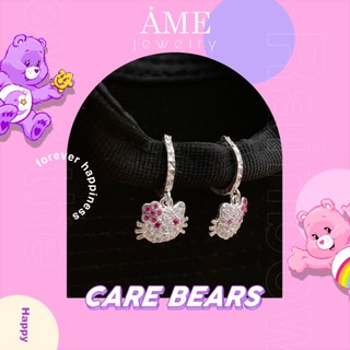 Bông Tai Bạc Ta Cho Bé [MÈO HELLO KITTY HỒNG]