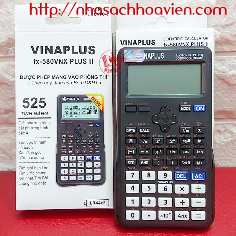 Máy tính khoa học Vinaplus fx-580 VNX Plus II