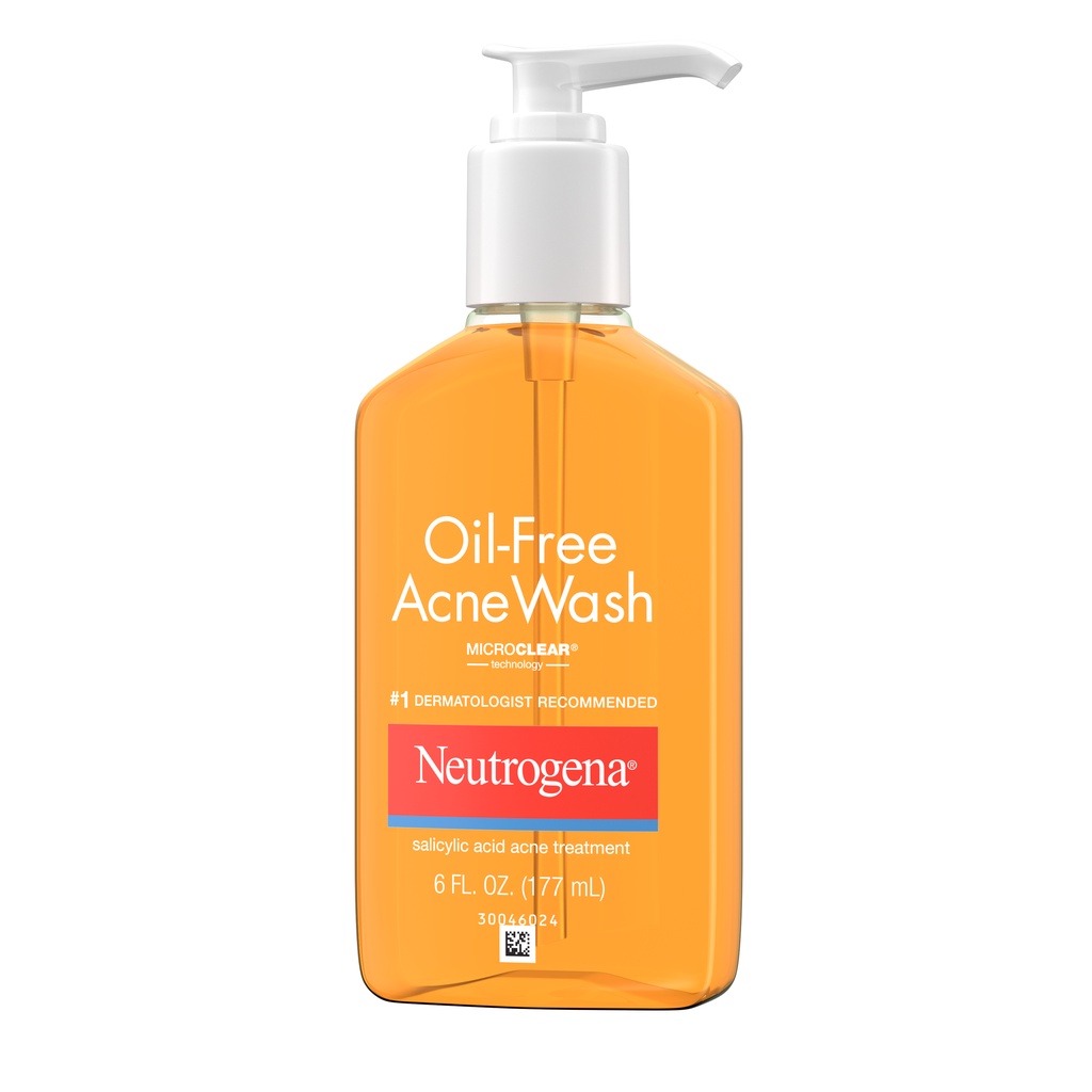 Sữa Rửa Mặt Cho Da Mụn Neutrogena Oil-Free Acne Wash - Dung tích 175ml