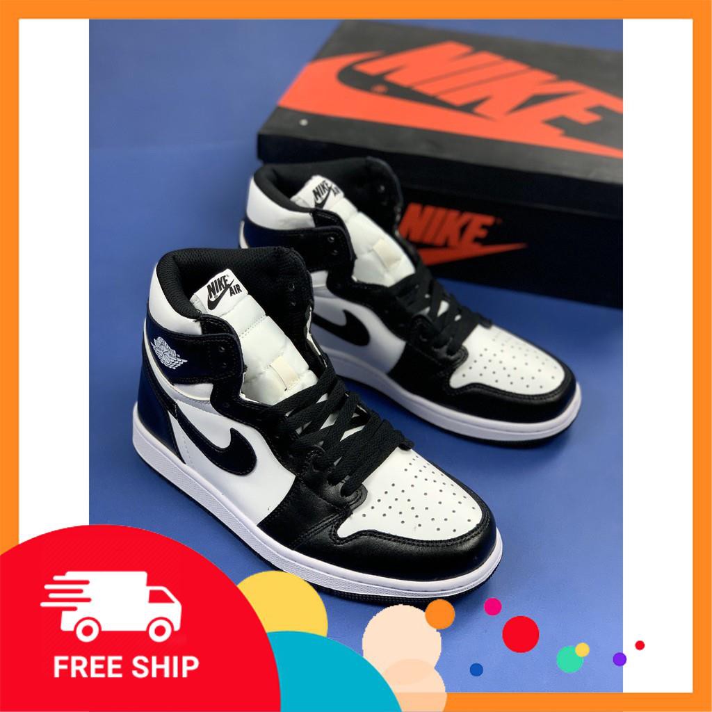 [ FREESHIP –BẢO HÀNH 1 NĂM] GIÀY SNEAKER NAM NỮ JORDAN CAO CỔ ĐEN TRẮNG HOT TREND | BigBuy360 - bigbuy360.vn