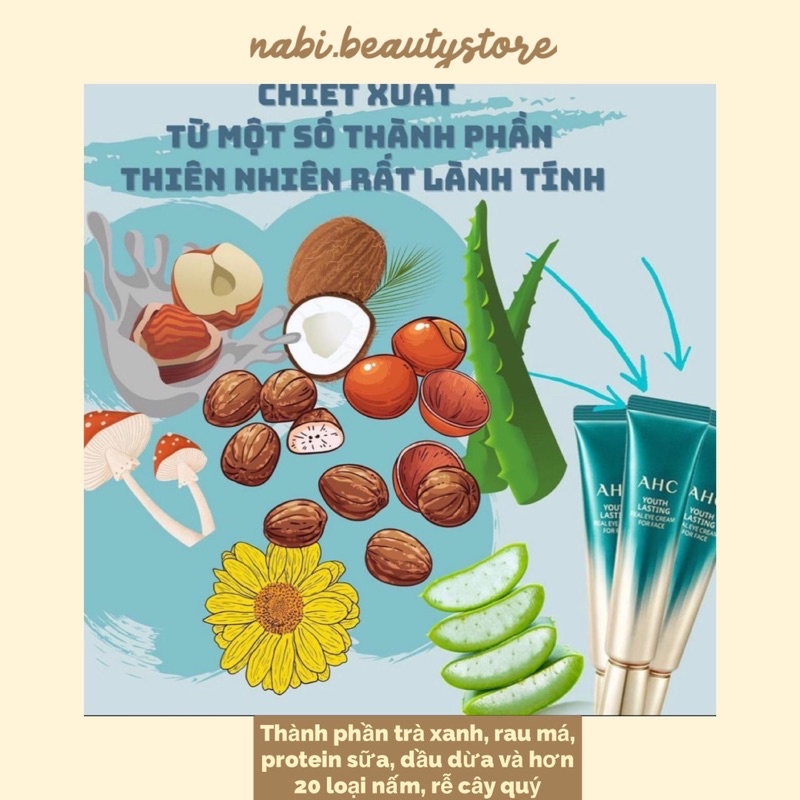 Kem mắt AHC 30ml Youth Lasting Real EyeCream For Face | BigBuy360 - bigbuy360.vn