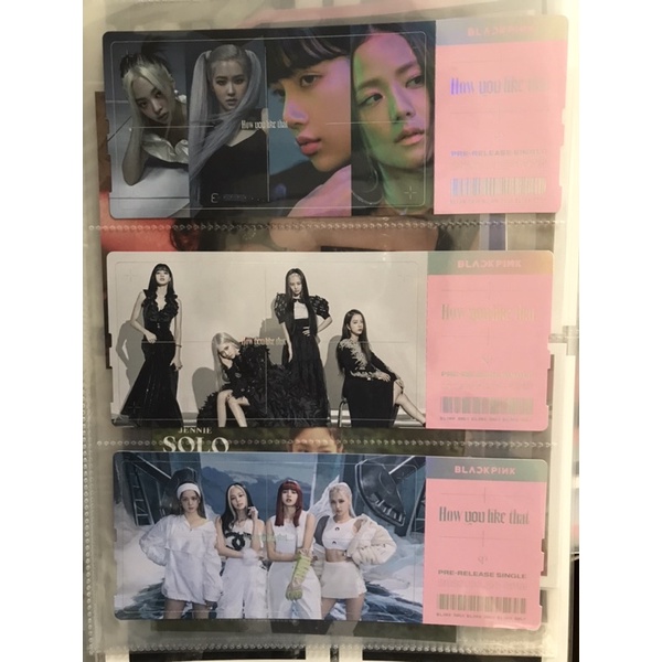 Card - Quà pre order của Blackpink