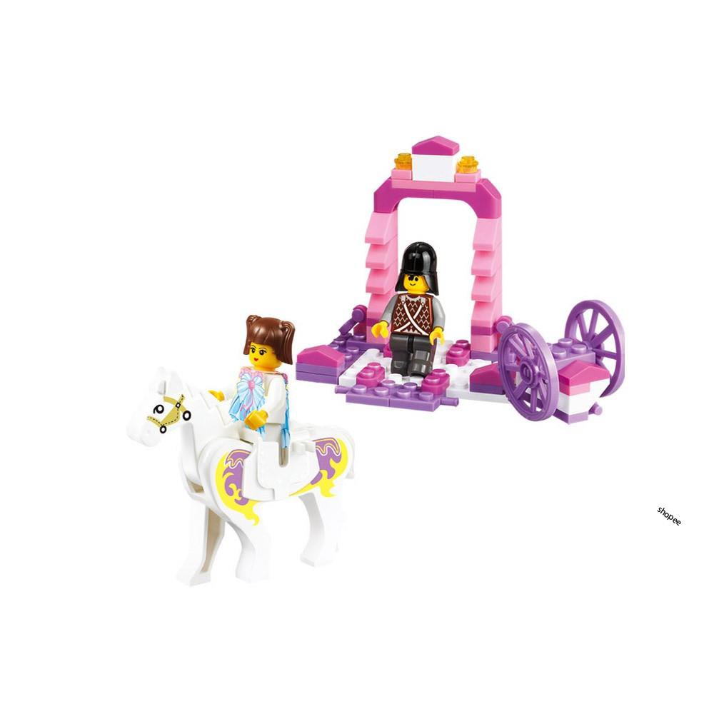 [Lego giá rẻ ]  Xếp hình lego con gái ⚡ Ảnh thật⚡ lego xếp hình xe ngựa của công chúa  B0239 gồm 99 pcs