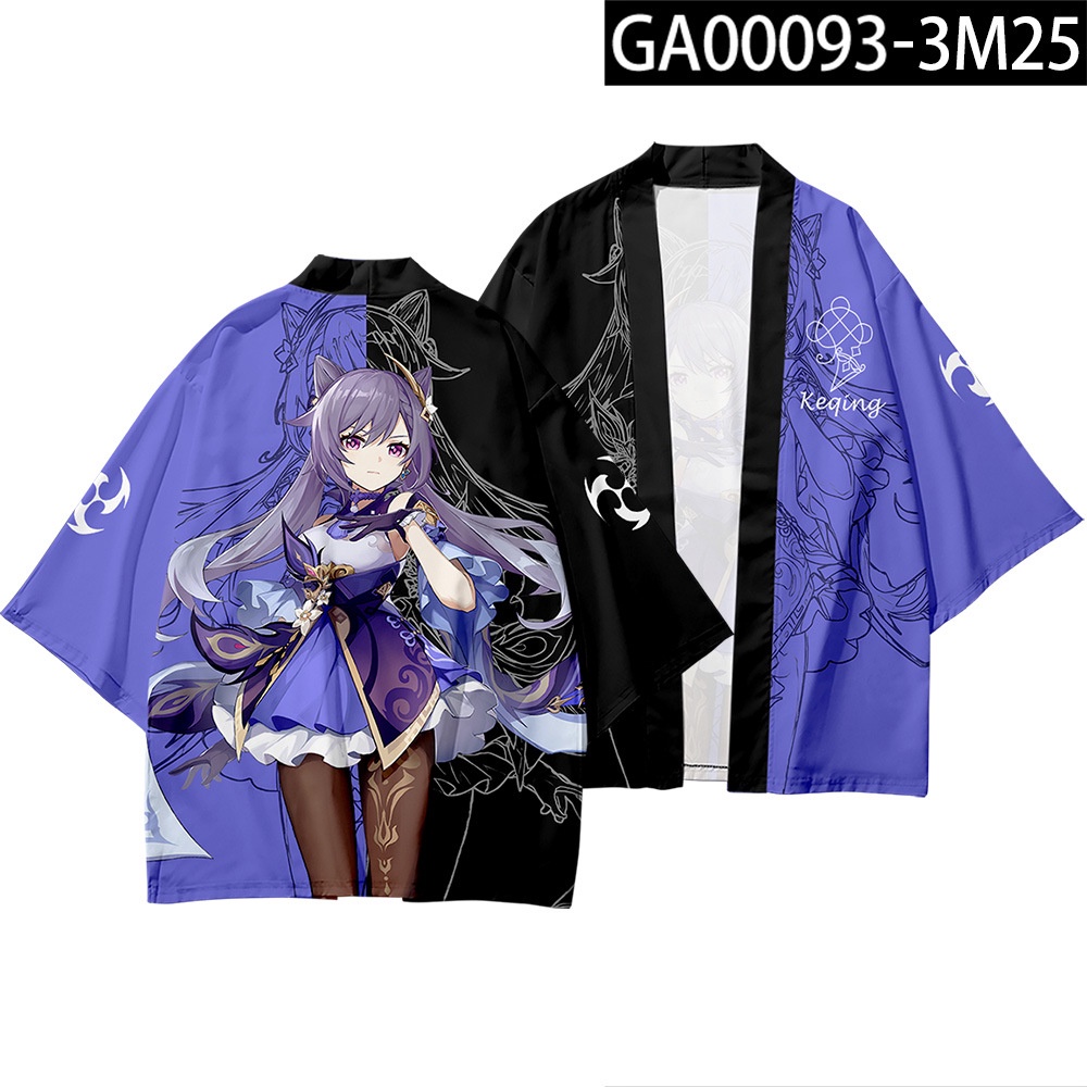 Áo choàng kimono dáng rộng in họa tiết anime Genshin Impact độc đáo cho nam và nữ | BigBuy360 - bigbuy360.vn