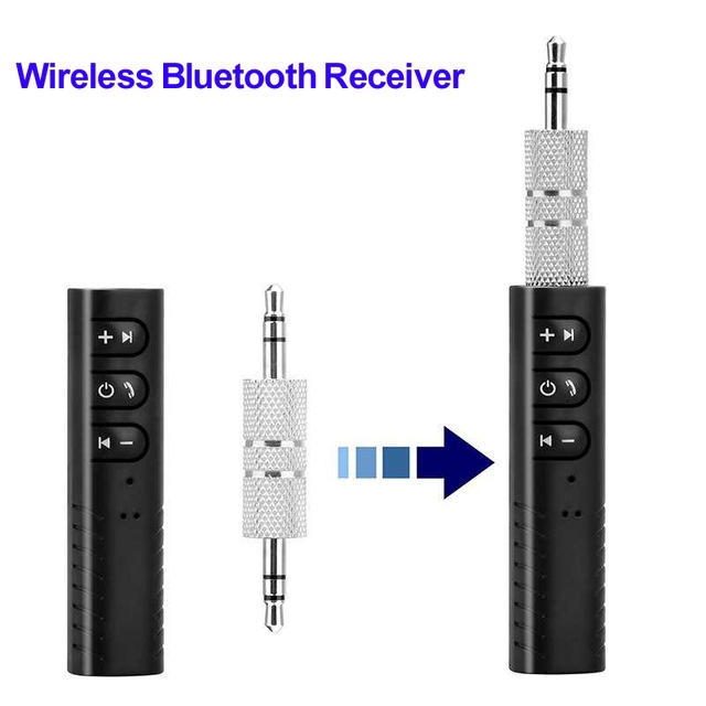 Thiết bị truyền nhận tín hiệu âm thanh Bluetooth jack cắm 3.5mm cao cấp cho xe ô tô