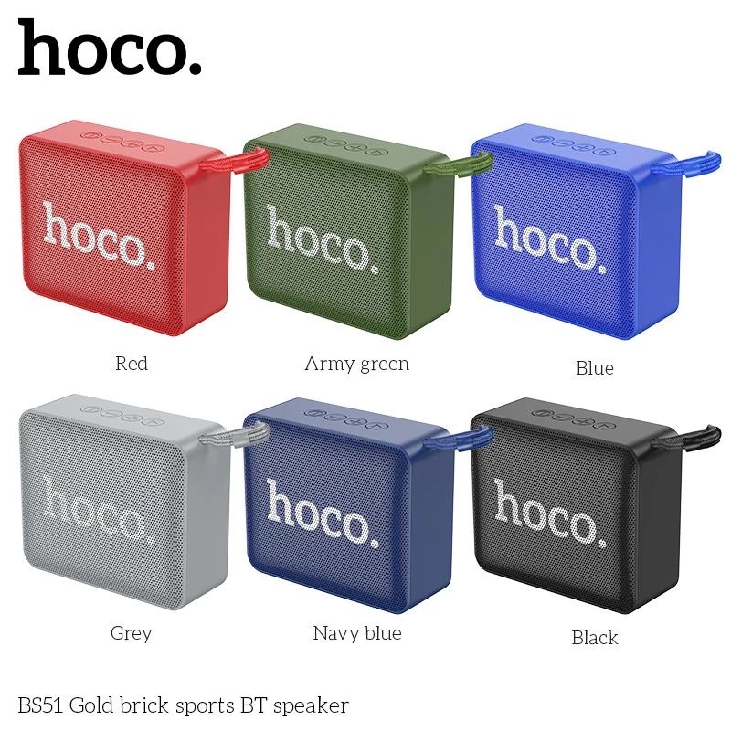 Loa Bluetooth Hoco Dòng BS31-BS51 Nhỏ Gọn, Pin Trâu, Loa To Rõ, Bảo Hành 12 Tháng Hoco Chính Hãng