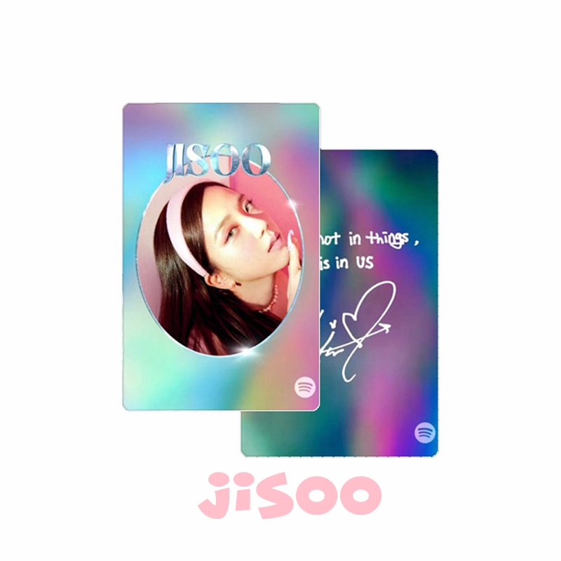 Bộ thẻ ảnh hình thành viên nhóm nhạc Blackpink KPOP PVC