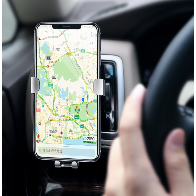 Giá đỡ điện thoại trên xe hơi ROCK Metal Gravity | BigBuy360 - bigbuy360.vn