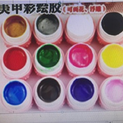 Set gel vẽ móng, trang trí móng gồm 12 mầu