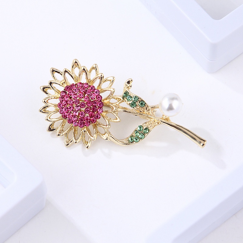 Ghim CàI ÁO HìNh Hoa CúC ĐíNh Kim Cương Giả ThờI Trang Cho Nữ