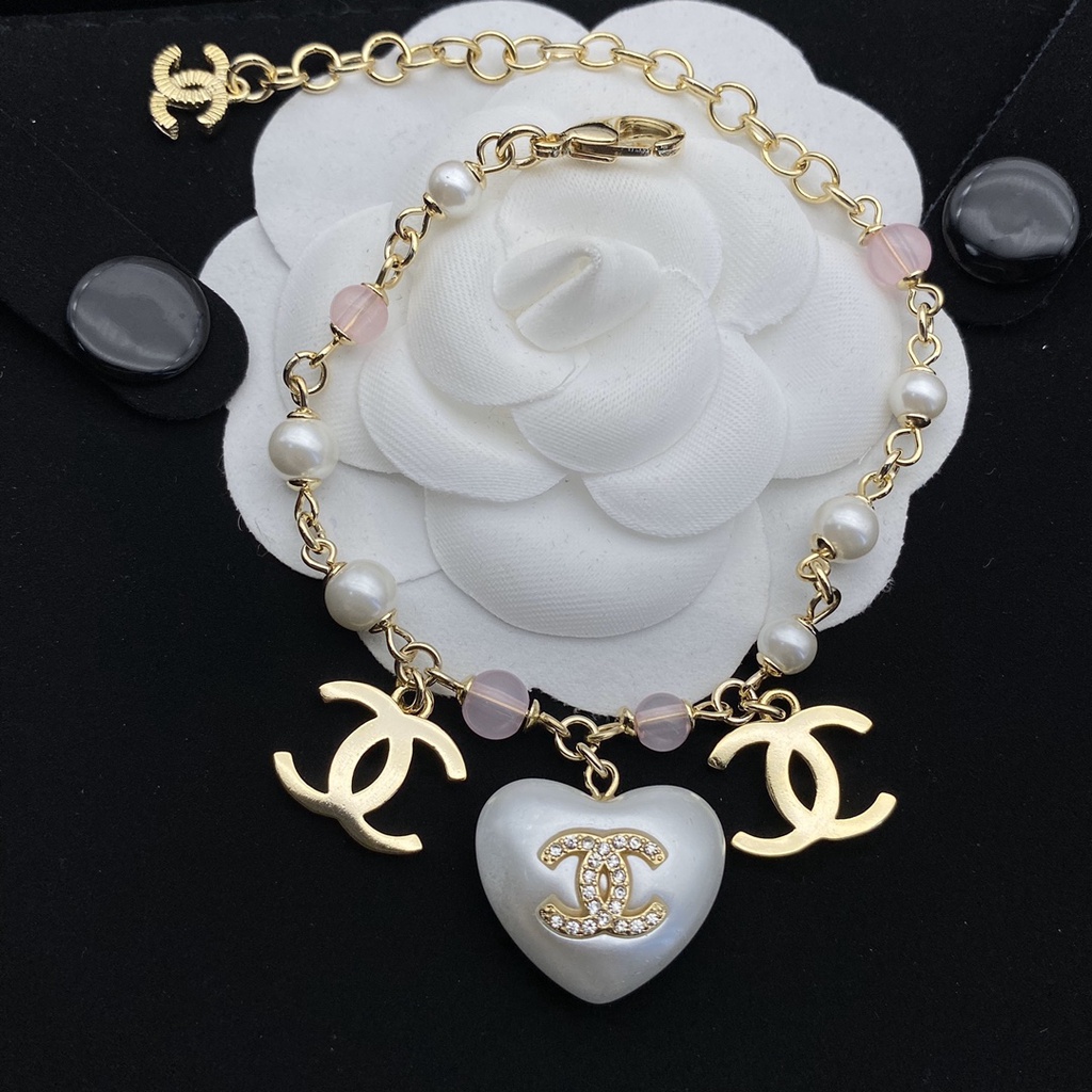 Giá/dây Chuyền/Vòng Tay/Dây Chuyền Mặt Logo Trái Tim Logo Chữ C Đính Ngọc Trai Thời Trang Cho Nữ