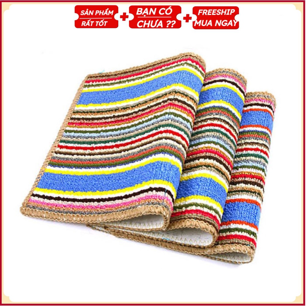 Thảm Lau CHÂN 7 MÀU Décor – Thảm Trải Sàn Lông Mềm Mịn, Chùi Chân Chống Truợt, Thảm Bếp Thấm Hút