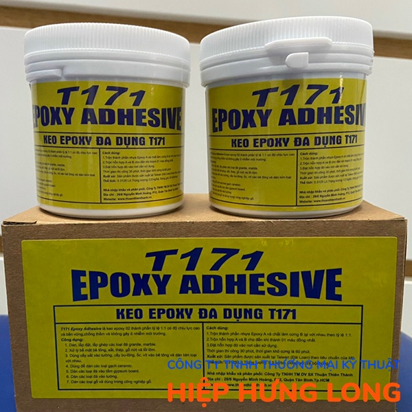 Keo Epoxy Đa Dụng THT T171 Dán Đá - Dán Gạch - Dán Sắt - Dán Hồ Cá - Dán Nhựa Xe Máy Ô Tô - Chế Tác Thủ Công Mỹ Nghệ DIY