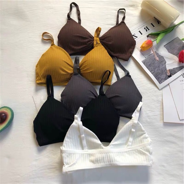 Áo Ngực Bra Nơ Xinh Có Mút Nâng Không Gọng A3