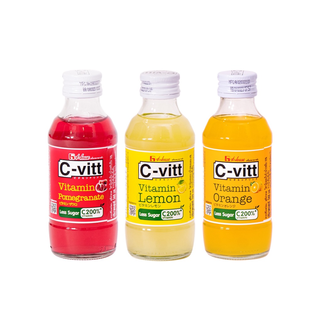 TPBS C-vitt vị chanh, cam, lựu - Bổ sung Vitamin C - Tăng đề kháng, giảm stress, sáng da tự nhiên