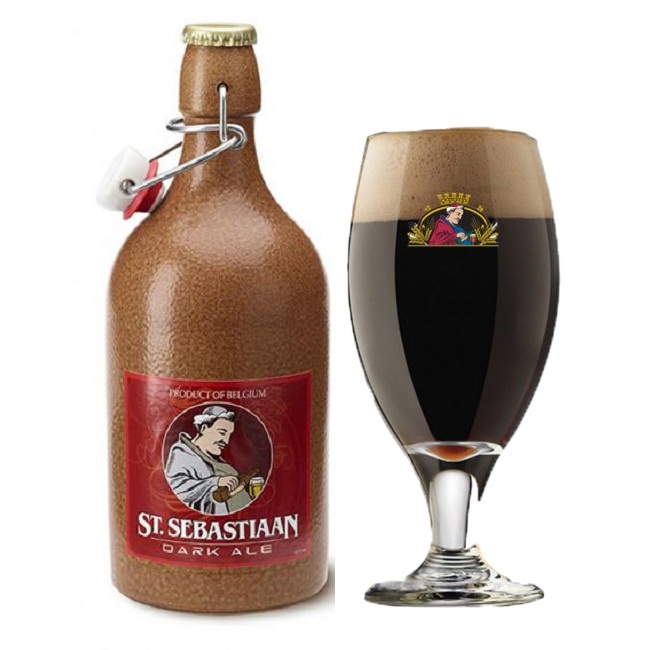 Lốc 4 Chai Bia sứ St. Sebastiaan Dark 6.9%