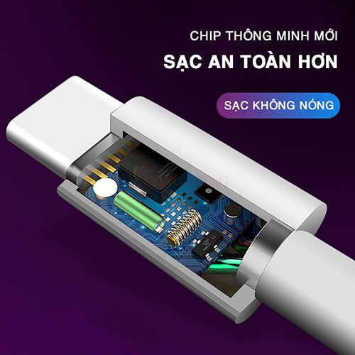 [Mã ELFLASH5 giảm 20K đơn 50K] Cáp USB Type-C Bagi 45W 5A TC100-5A - Hàng chính hãng