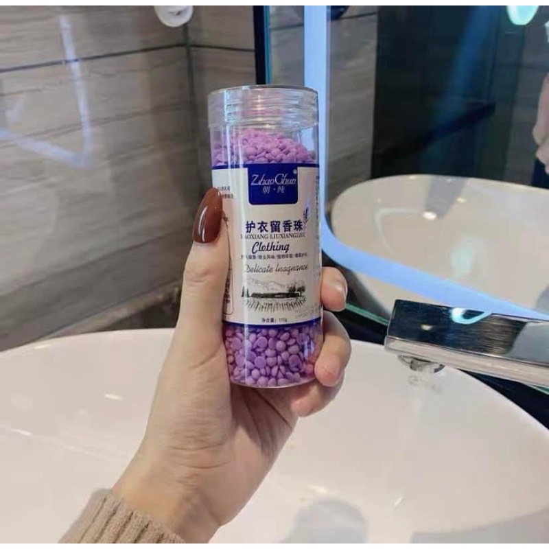 Viên xả vải khô combo 4 lọ xả vải thơm dùng cho mọi loại quần áo lưu hương thơm lâu MiibooShi