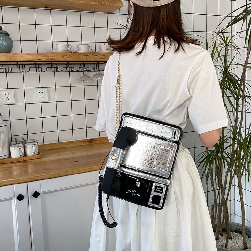 Túi Da PU Đeo Chéo Đựng Điện Thoại Cho Nữ