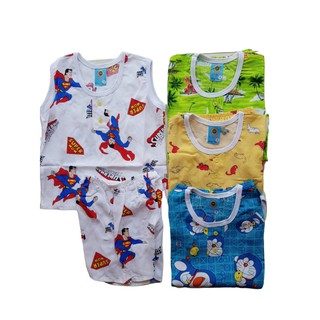 set 3 bộ sác nách tone lạnh cho bé trai 5-18kg, đồ mùa hè giành cho bé trai, cực kỳ mát mẽ dễ thương MD103