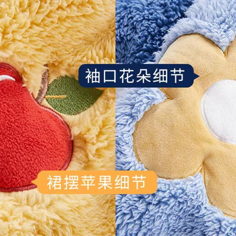 ✿✿Áo choàng ngủ lông cừu dày dáng dài thời trang mùa đông cho nữ | BigBuy360 - bigbuy360.vn