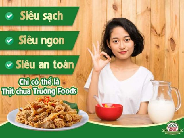 Thịt chua bì sần sật- hãng Trường Foods