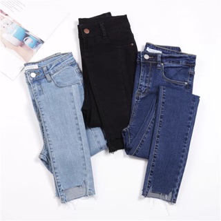 Order quần jeans nữ dài ôm co dãn