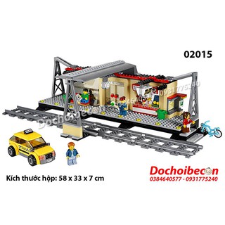 Lắp ráp Cities Lắp ráp Nhà ga xe lửa 02015 - 456 chi tiết
