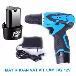 Máy Khoan Tay Bắt Vít Đa Năng Dùng Pin 12V[Giá Ưu ĐãI ]